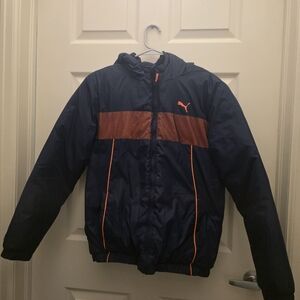 Puma Navy and Orange Jacket